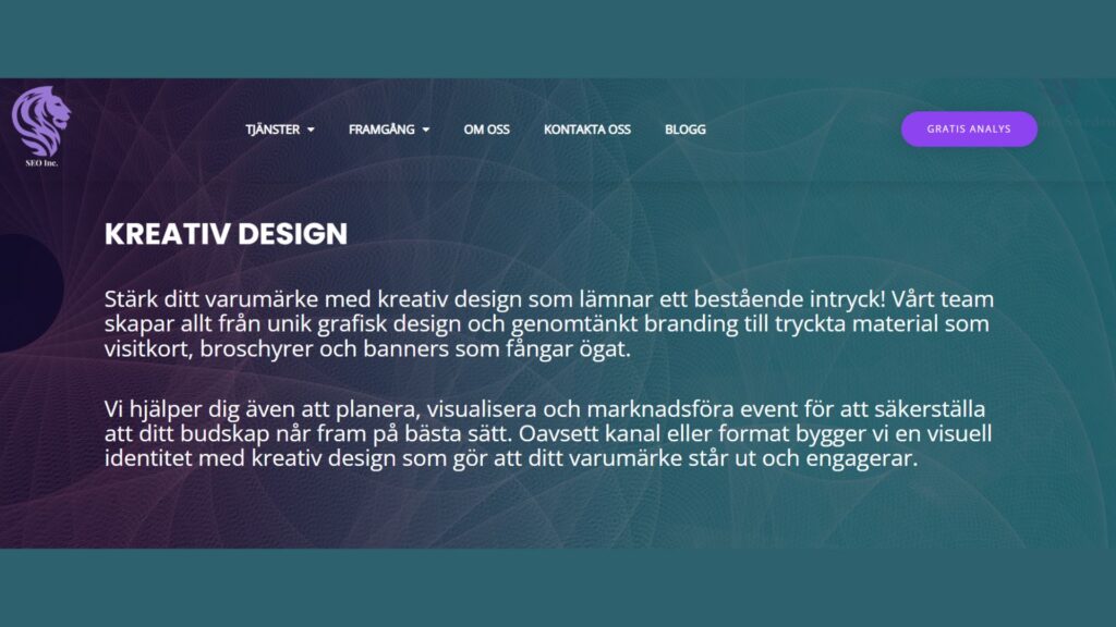 kreativ design